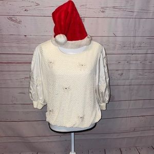 Ellen Griswold vibes vintage 80’s dressy blouse by Jordana